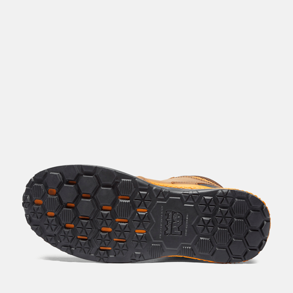 Men's Reaxion Composite Toe Waterproof Work Sneaker / Brown/Orange