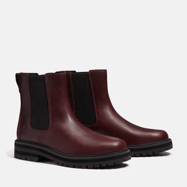 Women's Britton Drive Chelsea Boot / Burgundy Full-Grain