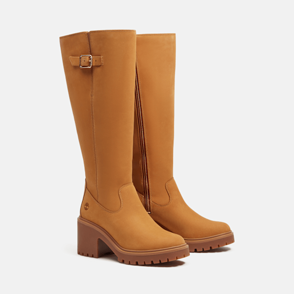 Women's Stone Heights Tall Side-Zip Boot / Wheat Nubuck