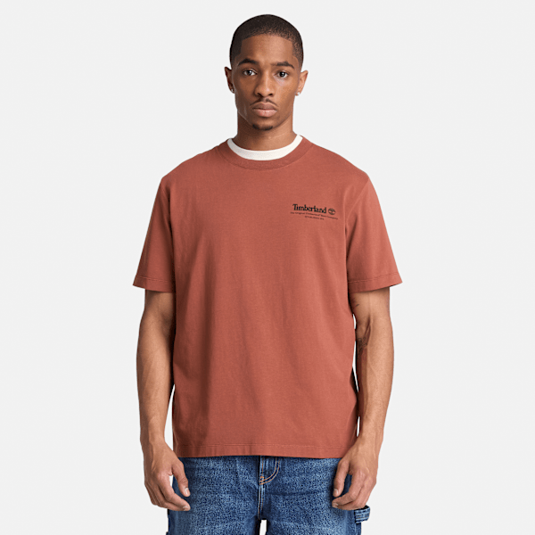 Men's Bootmakers Short-Sleeve Graphic T-Shirt / Brown
