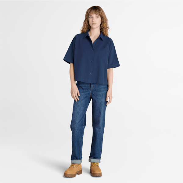 Women's Timberland® Straight-Fit Denim Pant / Slate Blue