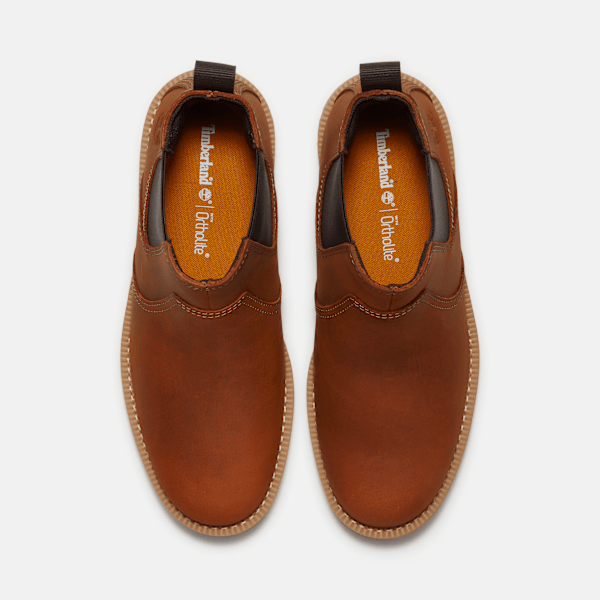 Men's Britton Falls Chelsea Boot / Medium Brown Full-Grain