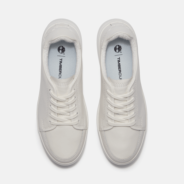 Women's Emerson Street Sneaker / White Full-Grain