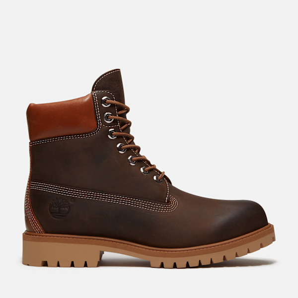 Men's Timberland® Heritage 6-Inch Boot with GORE-TEX Membrane / Dark Brown Full-Grain