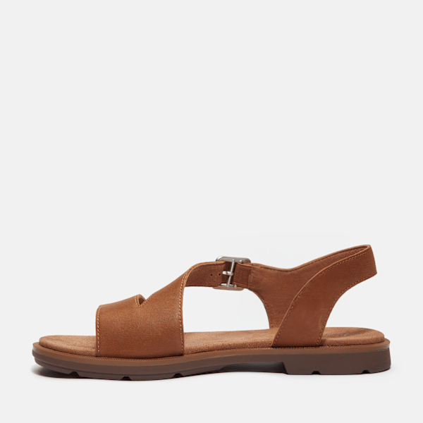 Women's Calista Bay Backstrap Sandal / Rust Full-Grain