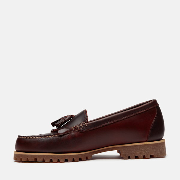 Men's Timberland® Authentic Loafer / Burgundy Full-Grain