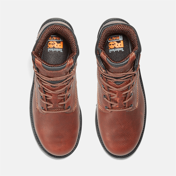 Men's Met Guard Steel Toe Work Boot / Brown