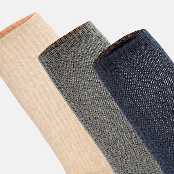 Bowden 3-Pack Full Cushion Crew Sock / Oatmeal Heather
