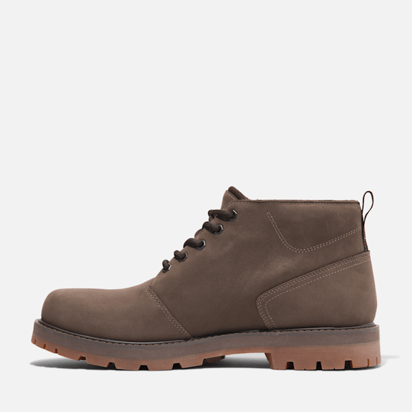 Men's Britton Road Waterproof Chukka Boot / Brown Nubuck