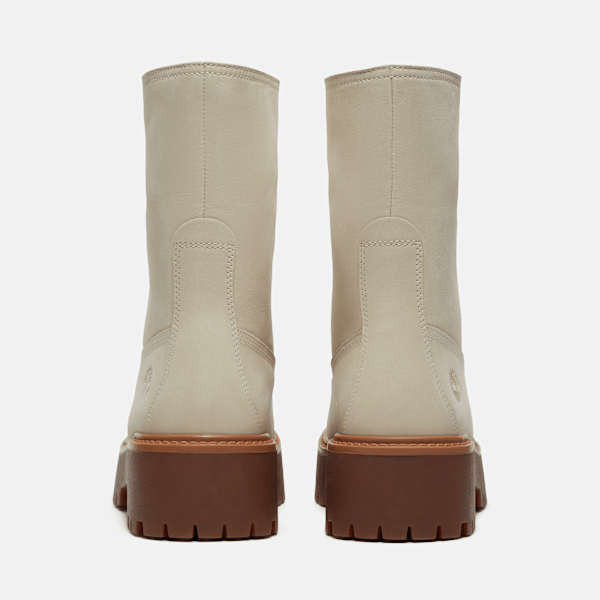 Women's Stone Street Platform Mid Boot / Light Beige Nubuck