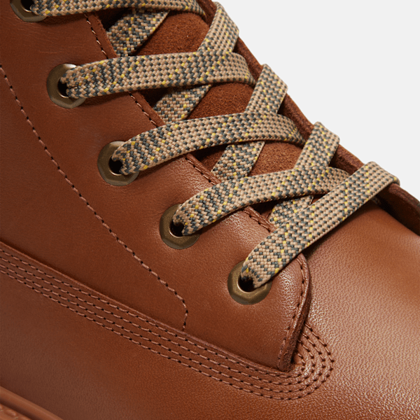 Women's Stone Street Platform Mid Boot / Rust Full-Grain