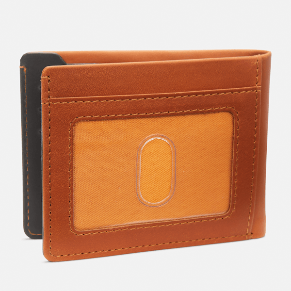 Men's Two-Tone Billfold with Back ID / Cognac