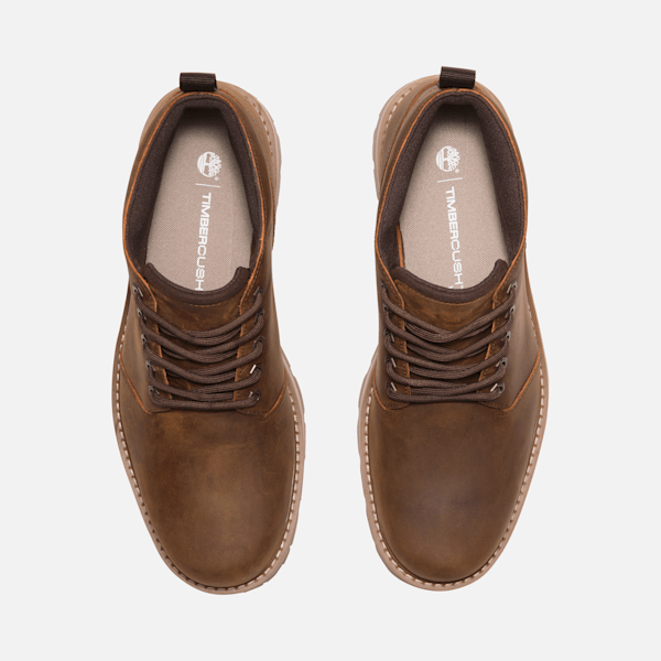 Men's Britton Road Mid Waterproof Chukka Boot / Rust Full-Grain