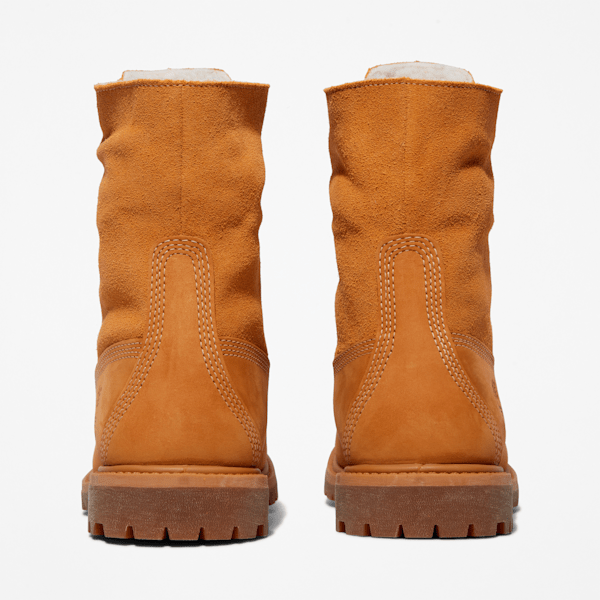 Women's Timberland® Warm-Lined Waterproof Roll-Top Boot / Wheat Nubuck