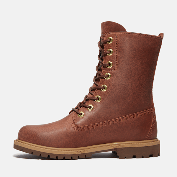 Women's Timberland® Premium 8-Inch Waterproof Boot / Brown Full-Grain
