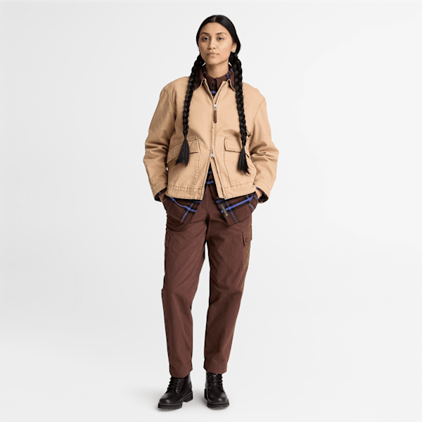 Women's Strafford Washed Canvas Jacket 2.0 / Earth Brown