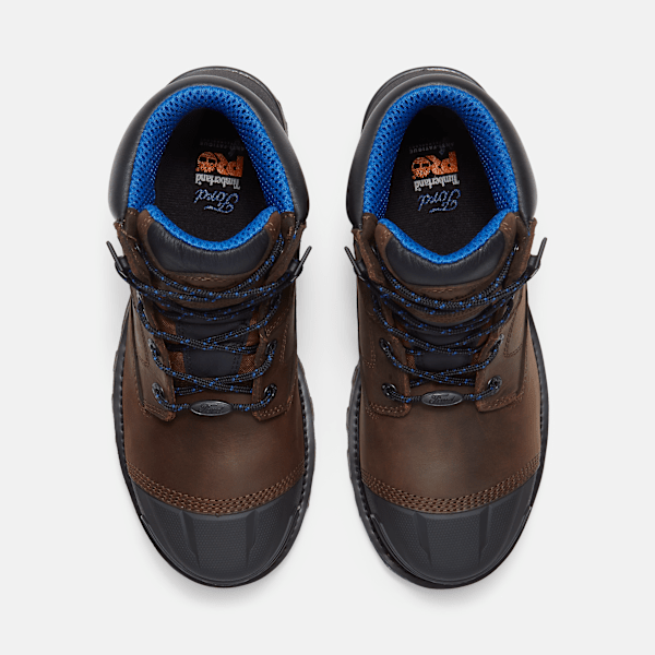 Men's Timberland PRO® x Ford Boondock 6" Waterproof Work Boot / Brown/Blue