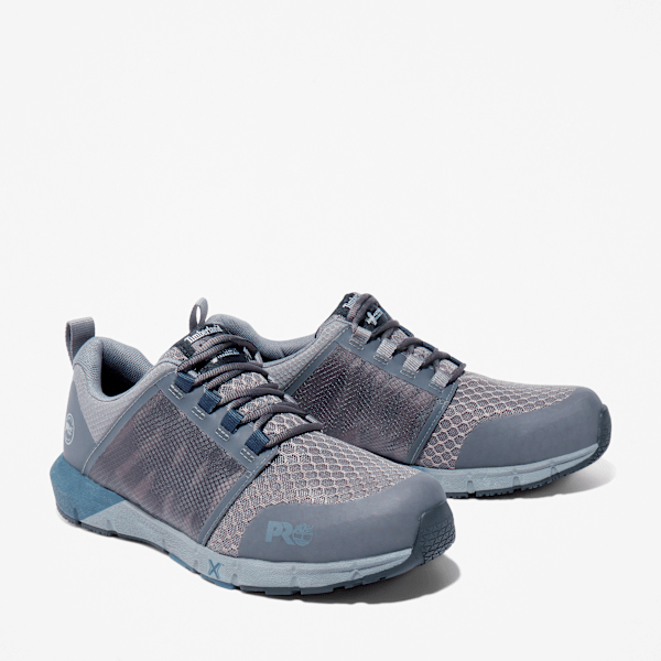 Men's Radius Composite Toe Work Sneaker / Grey/Navy