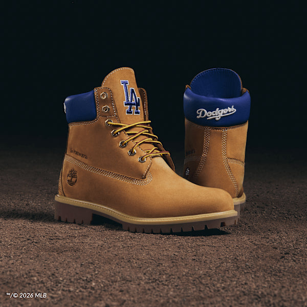 Men's Timberland® x New Era® Dodgers 6-Inch Waterproof Boot / Wheat Dodgers