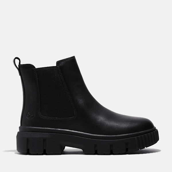 Women's Greyfield Chelsea Boot / Black Full-Grain
