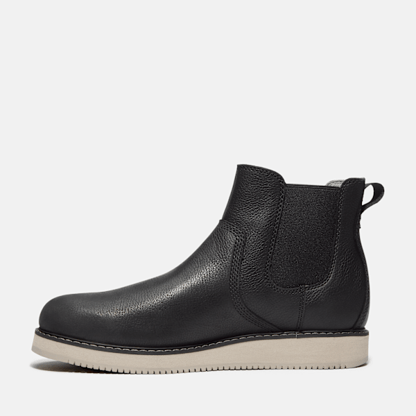 Men's Timberland® Redwood Edge Essential Chelsea Boot / Black Full-Grain
