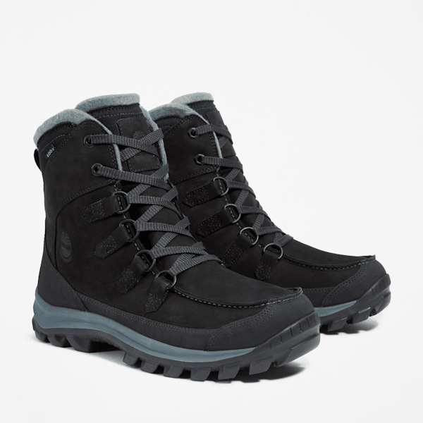 Men’s Chillberg Waterproof Winter Boot / Black Nubuck