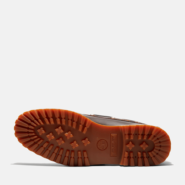 Men's Timberland® Authentic 3-Eye Lug Handsewn Boat Shoe / Brown