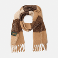 Women's Woven Tassel Scarf / Tan