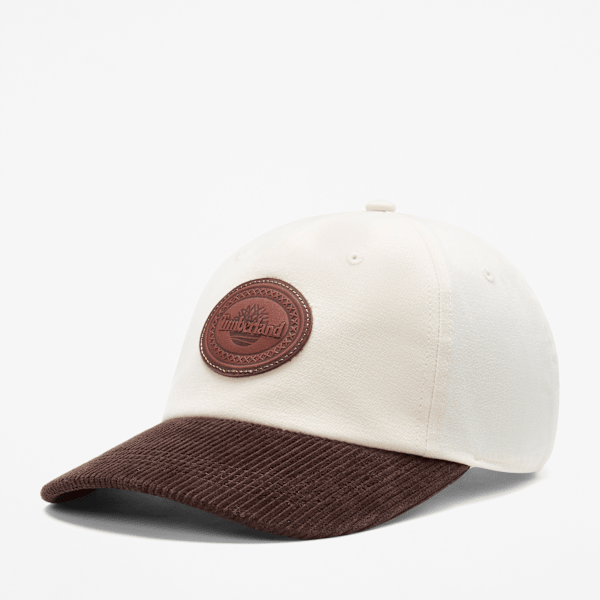 Men's Canvas and Cord Baseball Cap / Angora