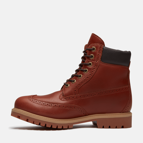 Men's Timberland® Premium 6-Inch Waterproof Boot / Rust Full-Grain
