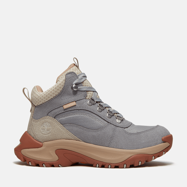Women's Mt. Maddsen Peak Mid Waterproof Hiking Boot / Medium Grey Suede
