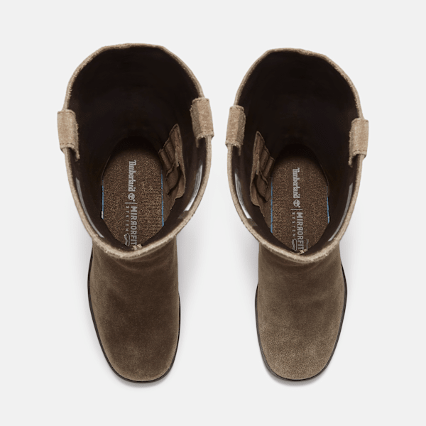 Women's Bellevaux Tall Side-Zip Boot / Dark Brown Suede