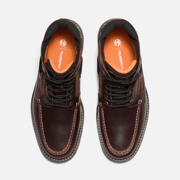 Men's Britton Road Moc-Toe Boot / Root Beer Full-Grain