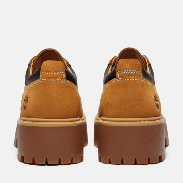 Women's Stone Street Platform Moc Toe Shoe / Wheat Nubuck