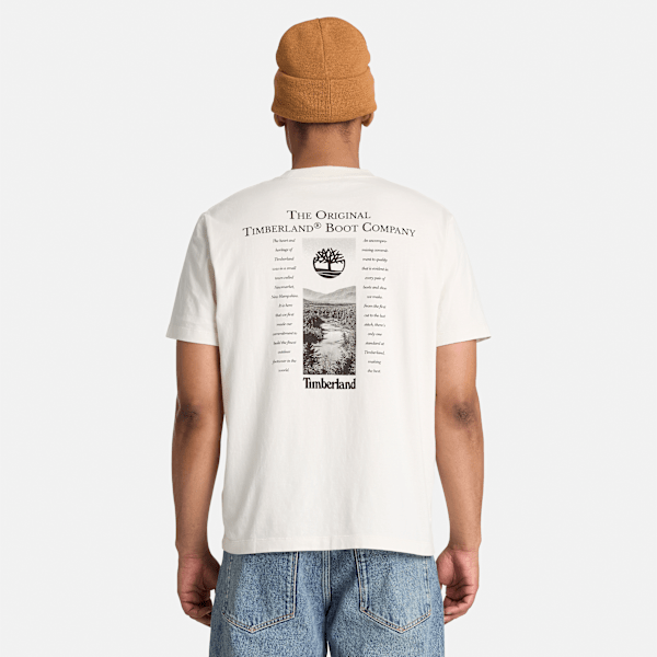 Men's New Hampshire Heritage Graphic T-Shirt / Vintage White