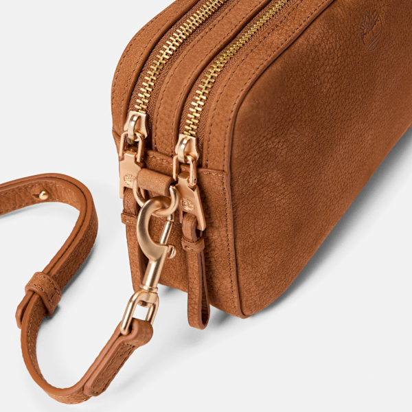 Women's Soft Leather Camera Bag / Tan Leather