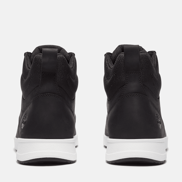 Men’s Parker Street High-Top Sneaker / Black Full-Grain