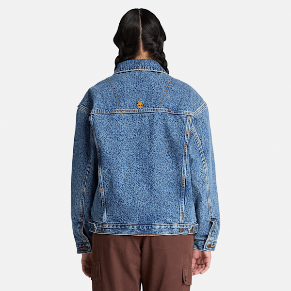 Women's Archive Insulated Denim Jacket / Harbour Blue Marble Wash