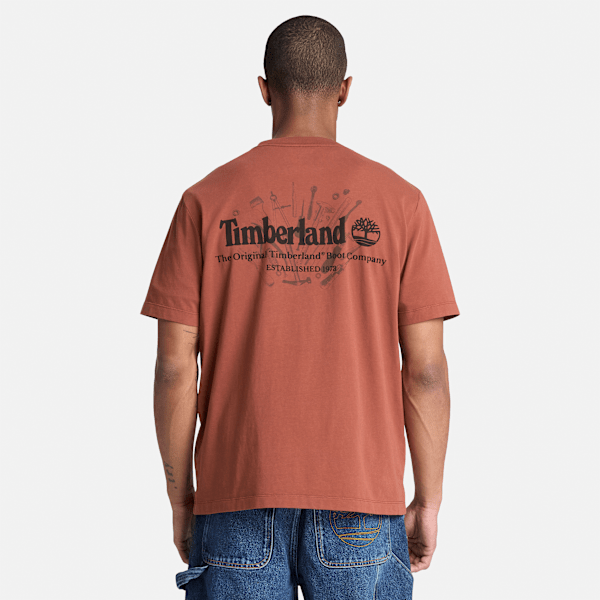 Men's Bootmakers Short-Sleeve Graphic T-Shirt / Brown