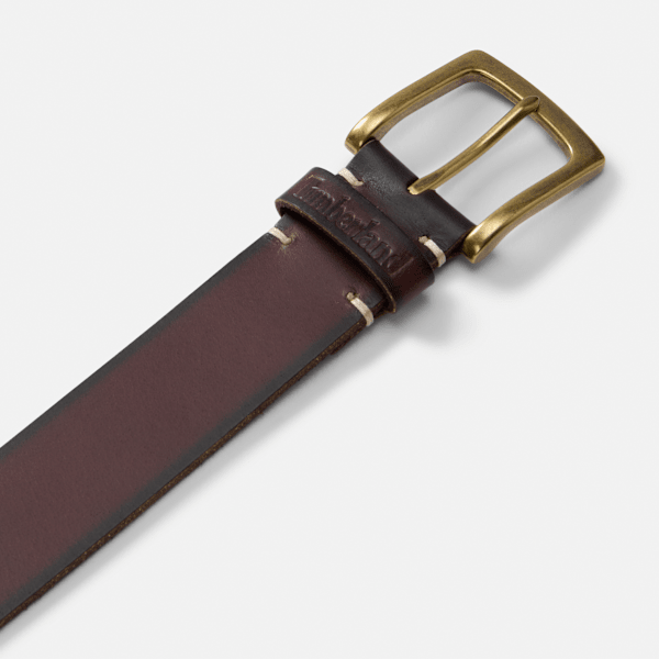 Men's Rugged Leather Belt / Rootbeer