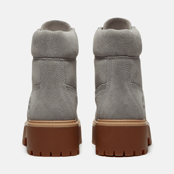 Women's Stone Street Platform 6-Inch Boot / Medium Grey Suede