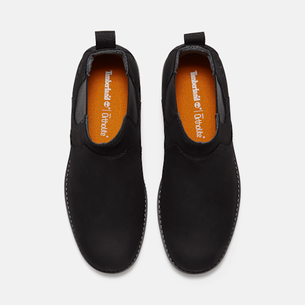Men's Redwood Edge Chelsea Boot / Black Nubuck