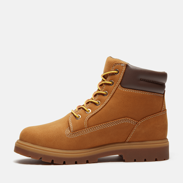 Junior Auburn Falls 6-Inch Waterproof Boot / Wheat Nubuck