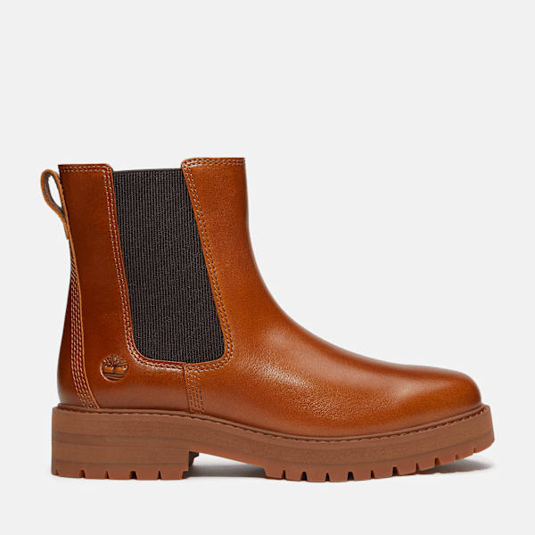 Women's Britton Drive Chelsea Boot / Medium Brown Full-Grain