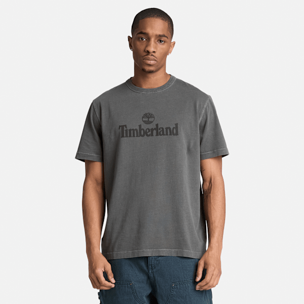 Men's South Cabot Garment Dye Short-Sleeve T-Shirt / Black Wash