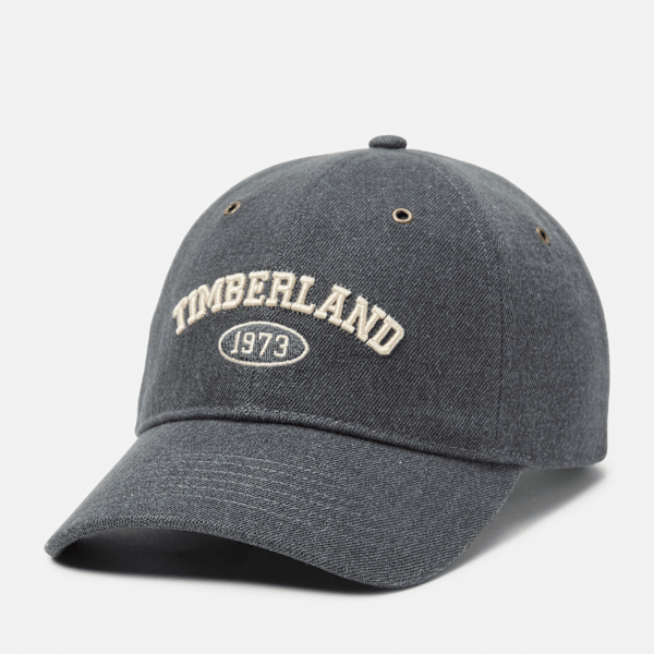 Denim Varsity Baseball Cap / Blackened Pearl