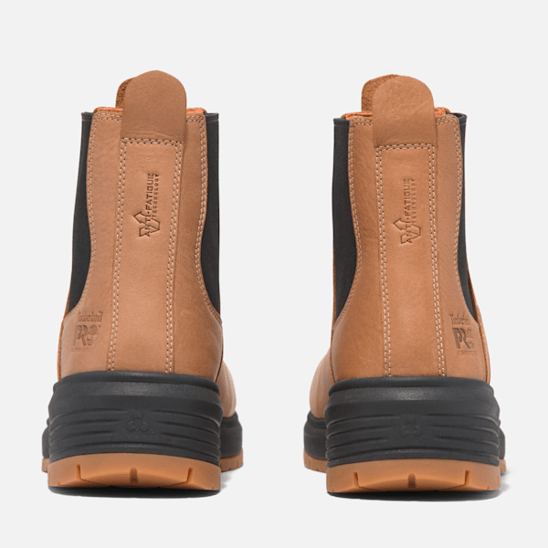 Women's TimberlandPRO® Birchline 6" Comp-Toe Work Boot / Light Brown Full-Grain