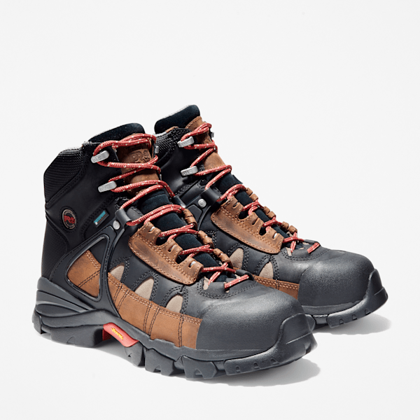 Men's Hyperion Alloy Toe Waterproof Work Boot / Brown