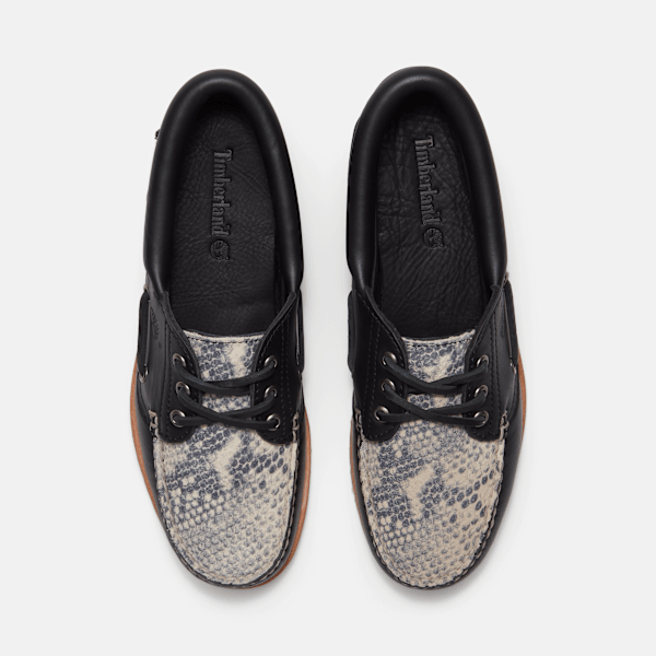 Women's Timberland® Authentic Boat Shoe / Snake Print Suede
