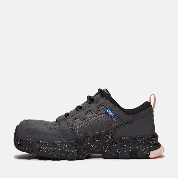 Women's Powertrain EV Composite Toe SD10 Work Sneaker / Grey/Pink